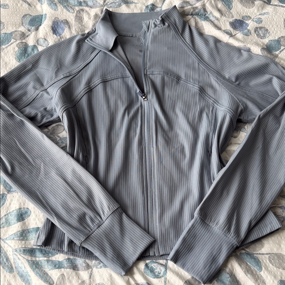 Danskin Light Gray Bomber Jacket